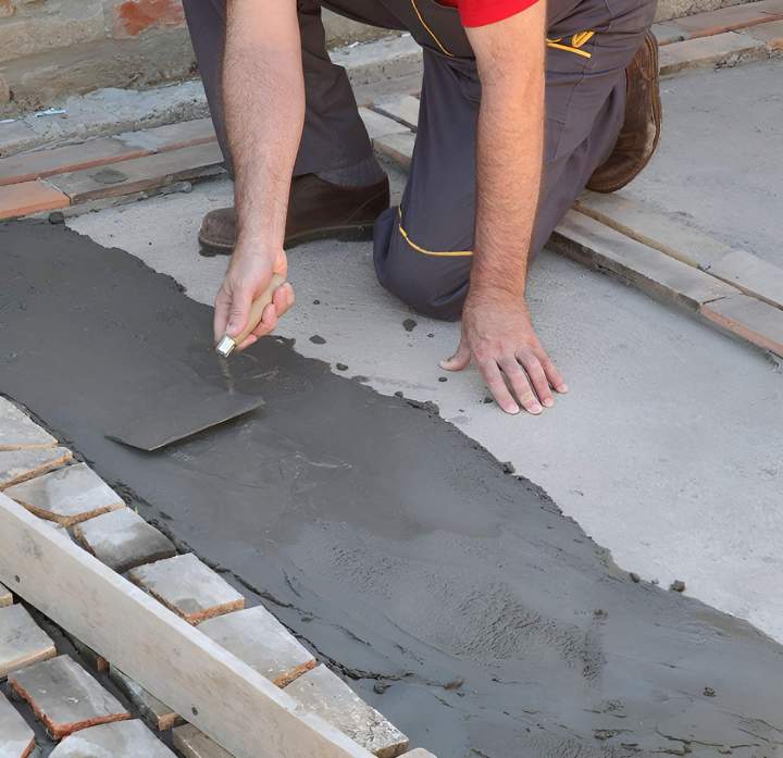Constructeur terrasse en dallage Bruguières